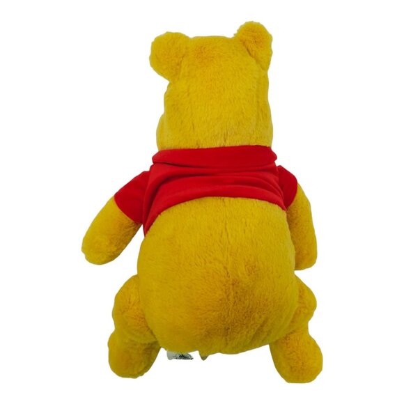 Disney Store Winnie The Pooh Plush 15" Stuffed Toy Soft Teddy Bear Red Shirt - Picture 5 of 12
